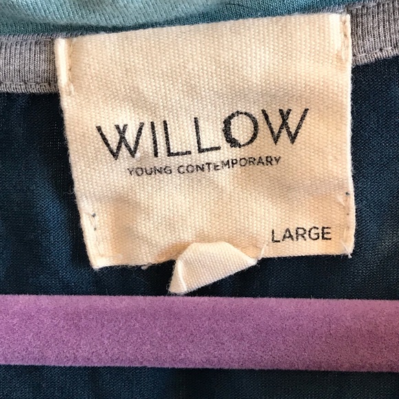 Blue Tie Dye Crop Top - Picture 2 of 4